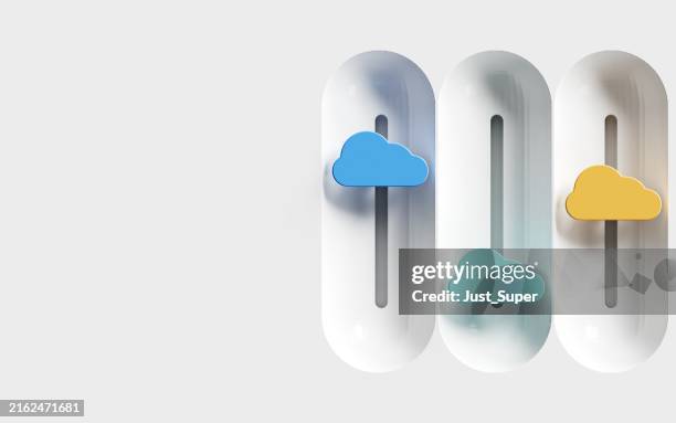 cloud computing artificial intelligence data center multi cloud hybrid cloud information storage cyber security encryption edge computing data lake - hybrid cloud computing stock pictures, royalty-free photos & images
