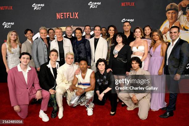 Peyton List, Gianni DeCenzo, Daniel Kim, Martin Kove, Yuji Okumoto, Jacob Bertrand, William Zabka, Josh Heald, Tanner Buchanan, Ralph Macchio, Dallas...