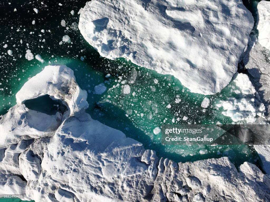 The Greenland Ice Sheet, Facing Global Warming, Is Melting