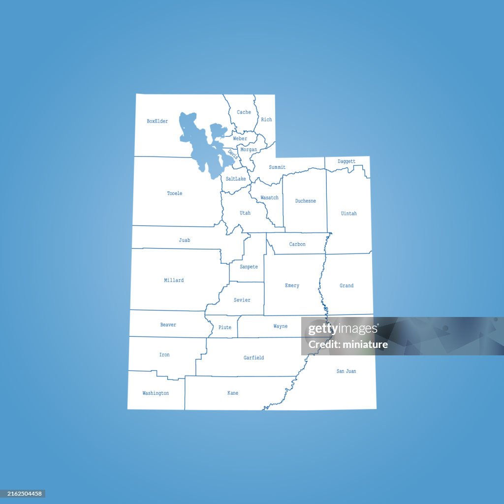Utah Map High-Res Vector Graphic - Getty Images