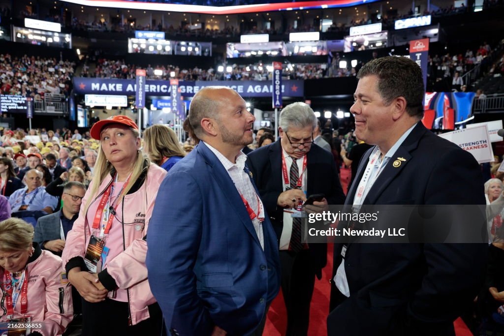 Congressmen Andrew Garbarino and Nick LaLota at RNC Convention