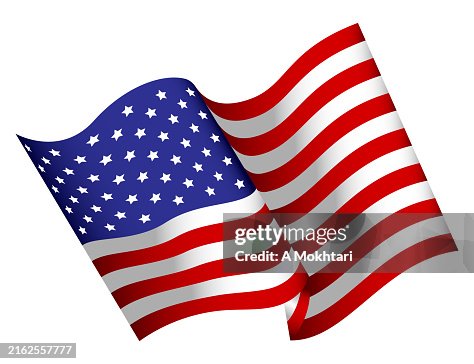 Flag In Motion American Flag In Motion High-Res Vector Graphic - Getty Images