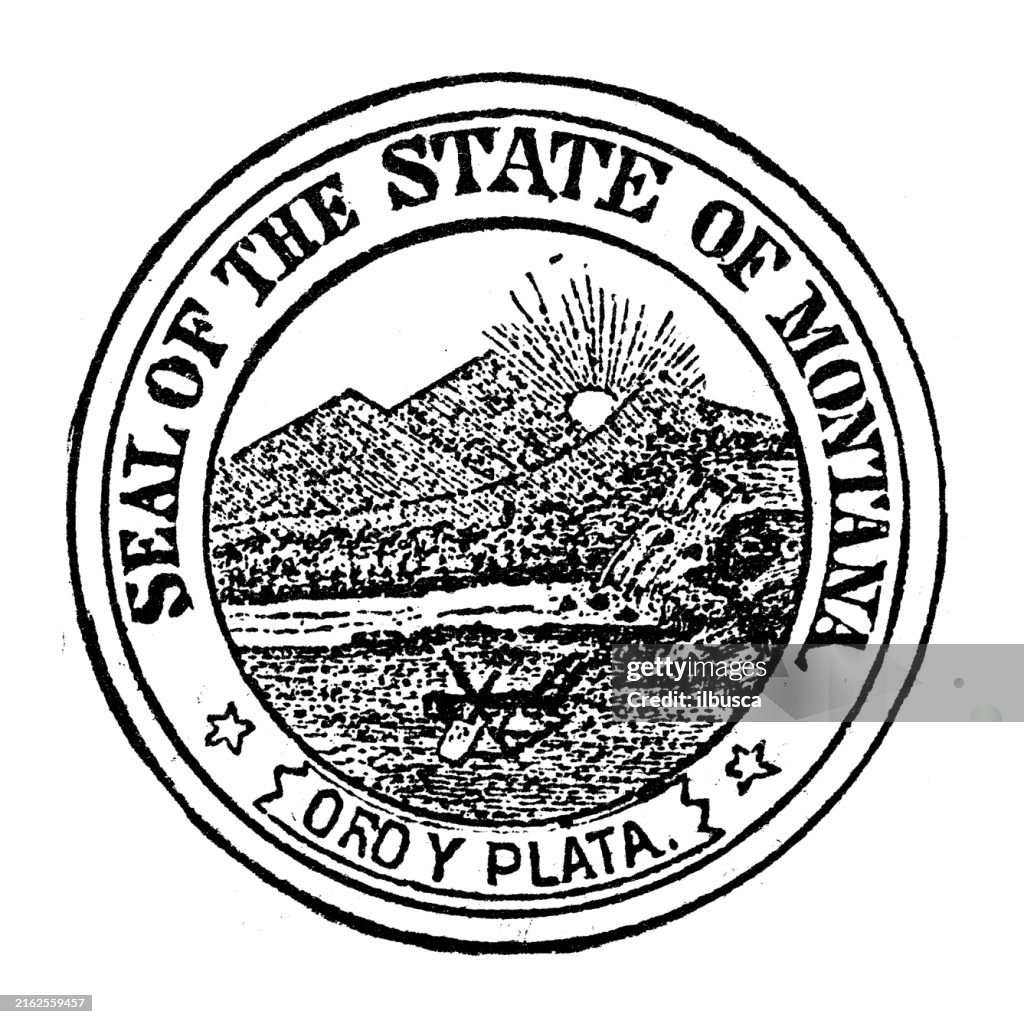 Seal of USA states: Montana
