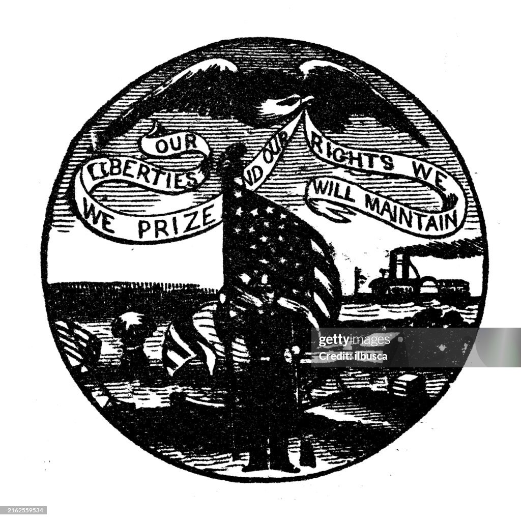 Seal of USA states: Iowa