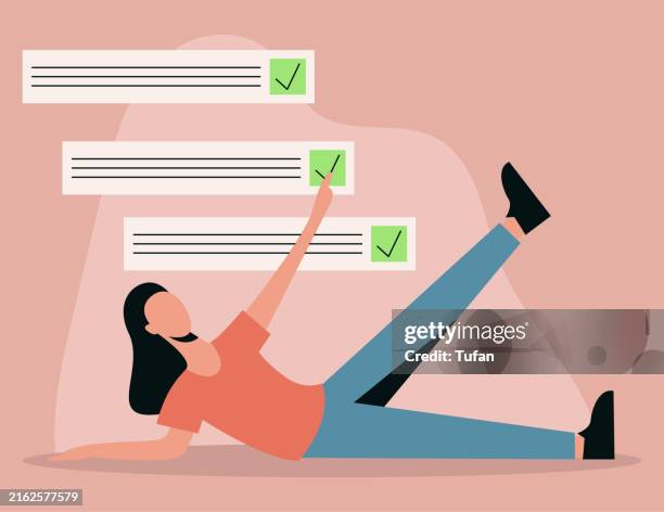 72 Task List Infographic High Res Illustrations - Getty Images