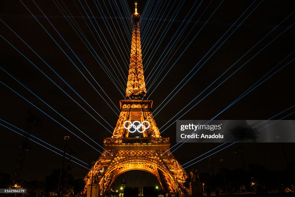 Rehearsal of the opening ceremony of the Paris 2024 Olympics
