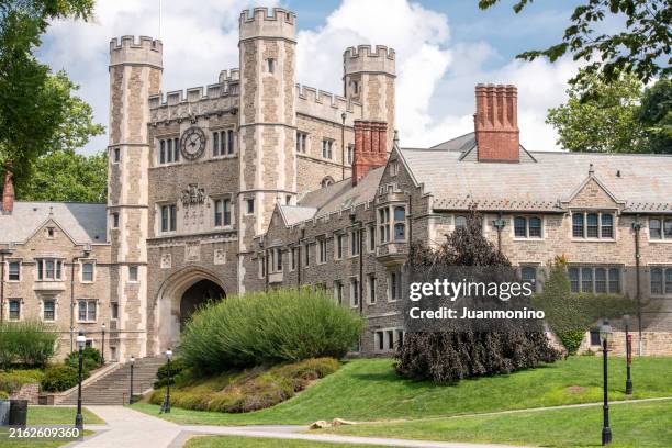 blair hall on the princeton university campus. princeton university is a private ivy league university in new jersey - princeton new jersey stock pictures, royalty-free photos & images