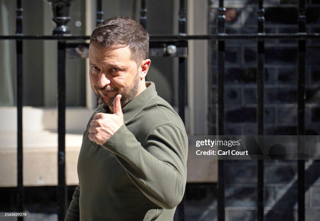 Keir Starmer Welcomes Volodymyr Zelenskyy To Downing Street