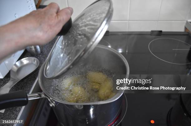 preparing vegetables from chopping to cooking - boiling stock pictures, royalty-free photos & images