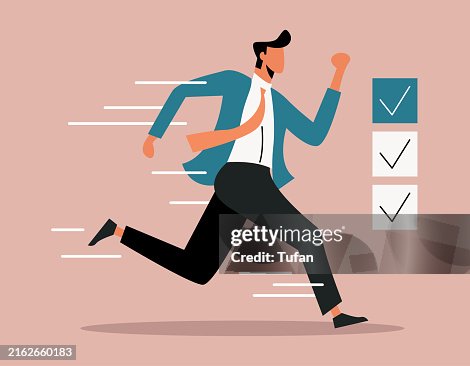 Completeing Task Complete Task And Get Work Done Efficient Business Workflow Time ...