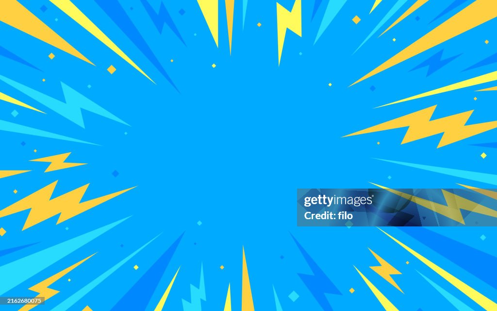 Blast Zap Excitement Explosion Abstract Background