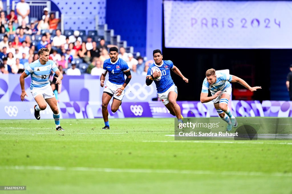 Paul SCANLAN Of Samoa During Paris 2024 Olympic Games In Rugby Sevens paul-scanlan-of-samoa-during-paris-2024-olympic-games-in-rugby-sevens
