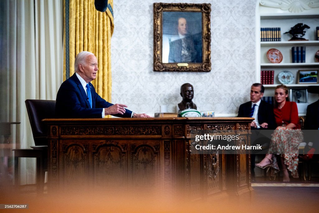 President Biden Delivers Address From The White House On Ending His Campaign
