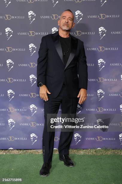 Eros Ramazzotti attends the "Andrea Bocelli 30: The Celebration", Andrea Bocelli celebrates his 30th anniversary in music with three star-studded...