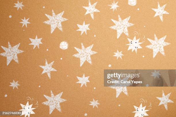stars pattern seamless - perforated paper stock pictures, royalty-free photos & images