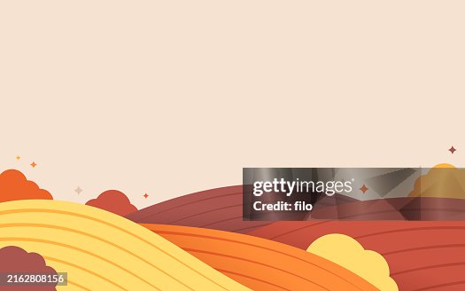 Autumn Fall Agriculture Farm Fields Pattern Background Autumn Fall Agriculture Farm Fields Pattern Background