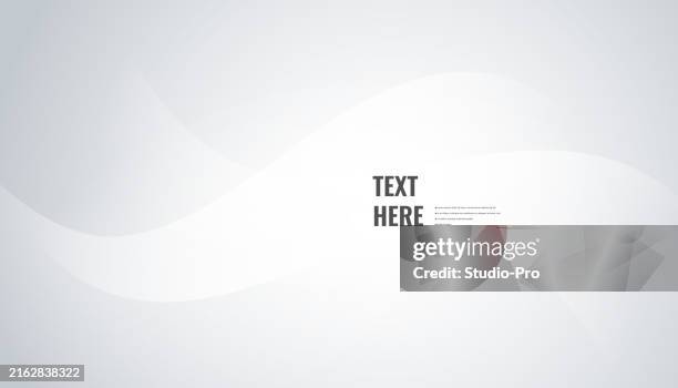 abstrakter subtiler weißer wellenhintergrund - grauer hintergrund stock-grafiken, -clipart, -cartoons und -symbole