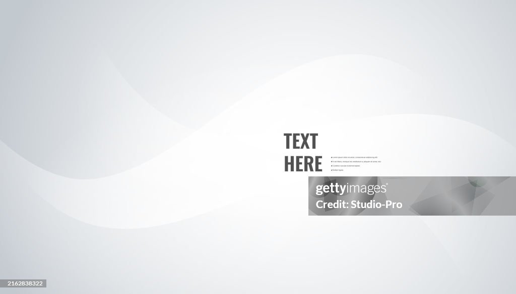 Abstract subtle white waves background
