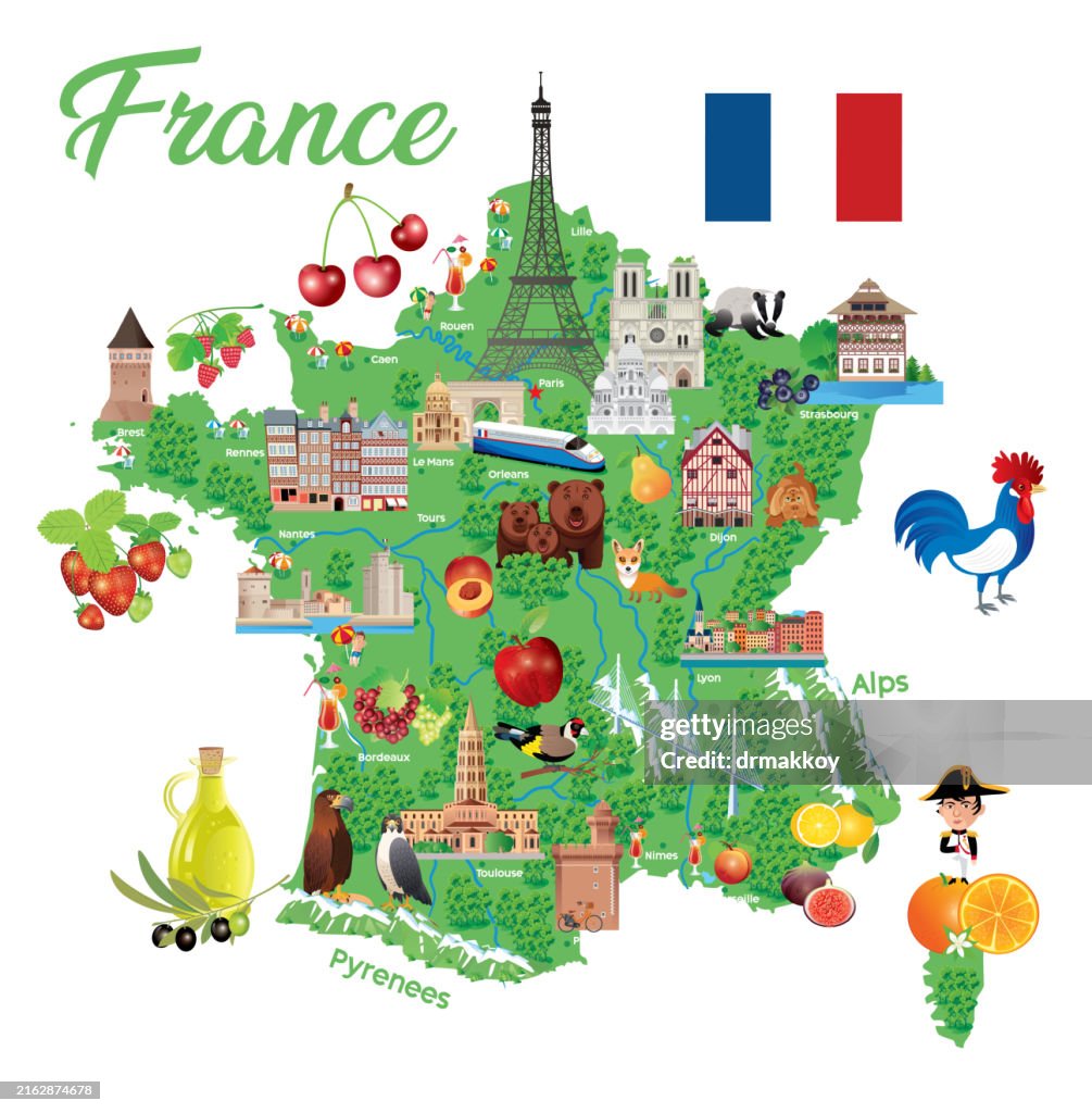 Travel Map of France