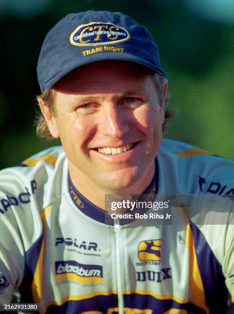 United States Olympic Committee 1999 coach of the year and Cycling Technology Coach Chris Carmichael photographed at the Carmichael Training Systems...