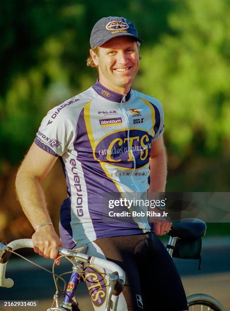 United States Olympic Committee 1999 coach of the year and Cycling Technology Coach Chris Carmichael photographed at the Carmichael Training Systems...