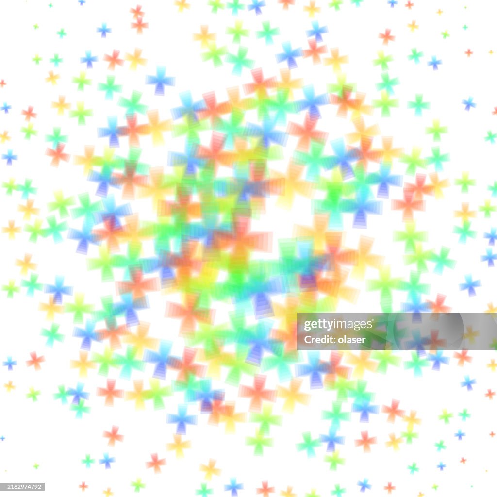 Plus Symbol Colorful Plus Sign Symbol In Colorful Transparent Cloud High-Res Vector Graphic ...
