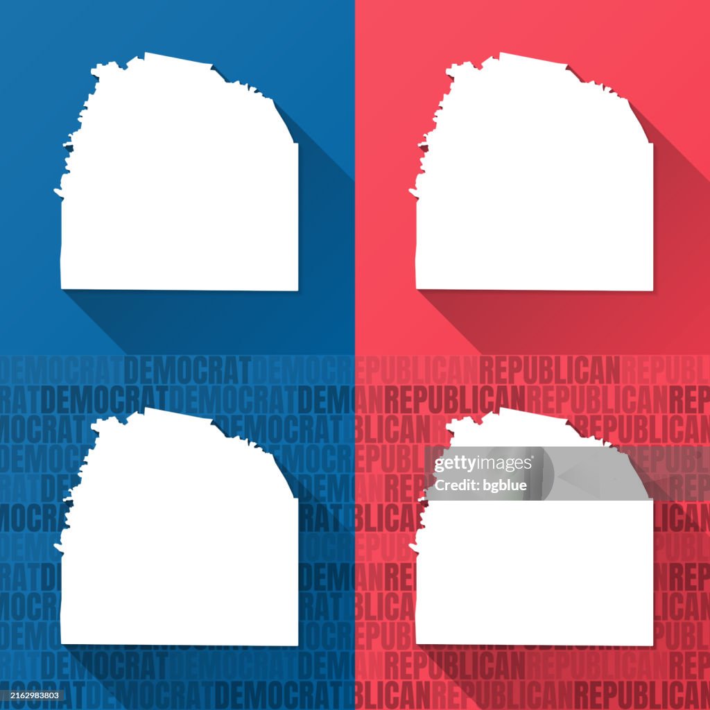 Franklin County, Tennessee. Maps on blue and red backgrounds