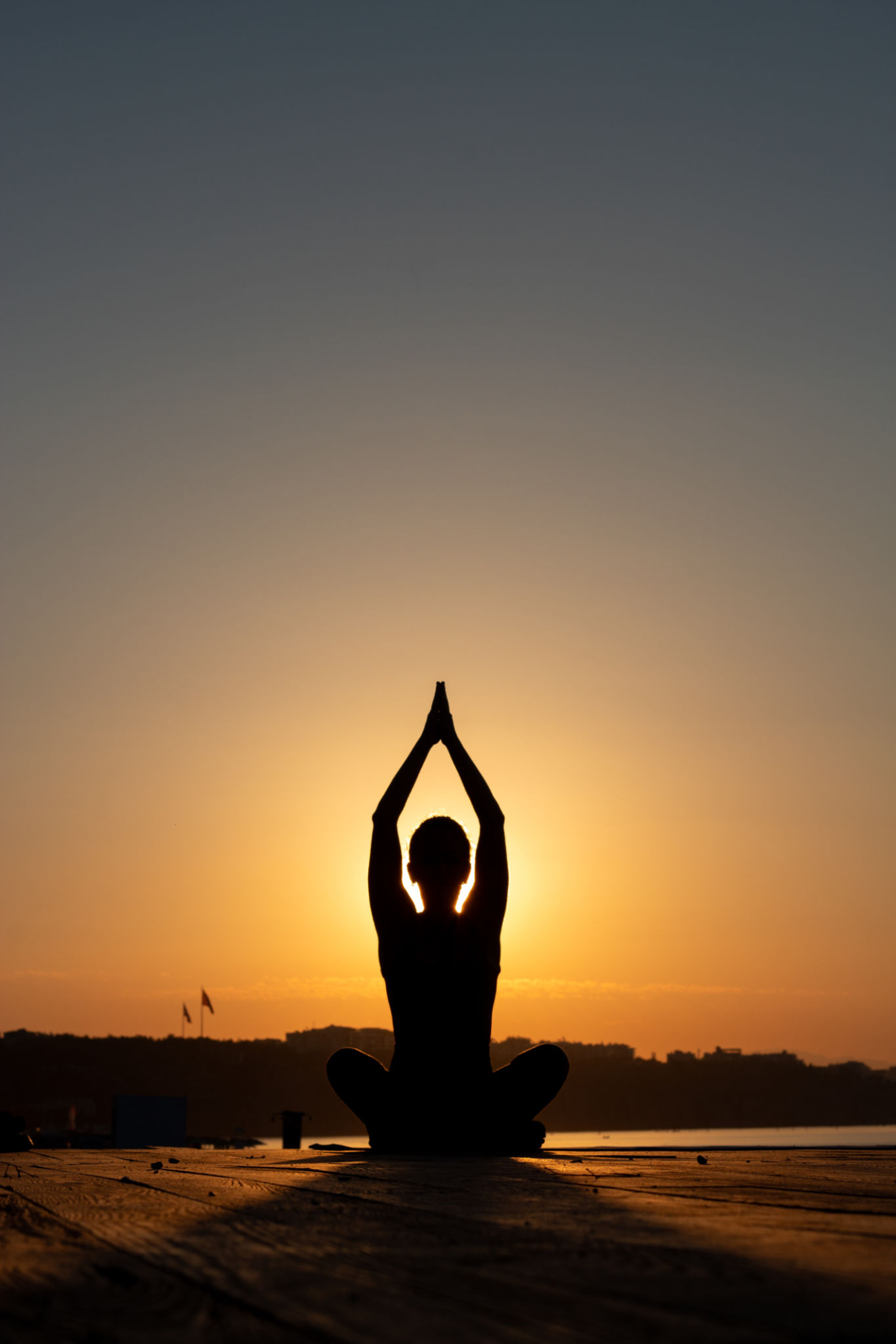 yoga at sunrise
