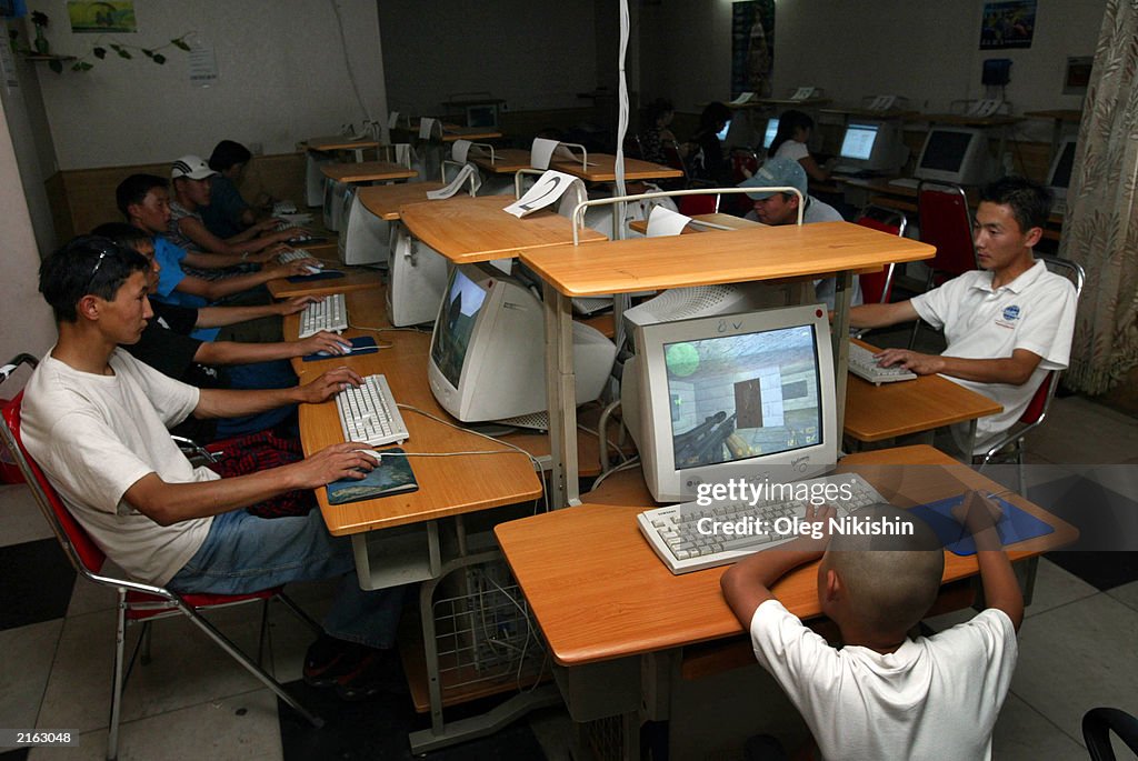 Mongolian Internet Cafes Popular With Younger Generation