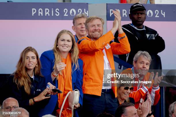 King Willem Alexander of the Netherlands, Queen Maxima of the Netherlands, Princess Amalia of the Netherlands, Princess Alexia of the Netherlands in...