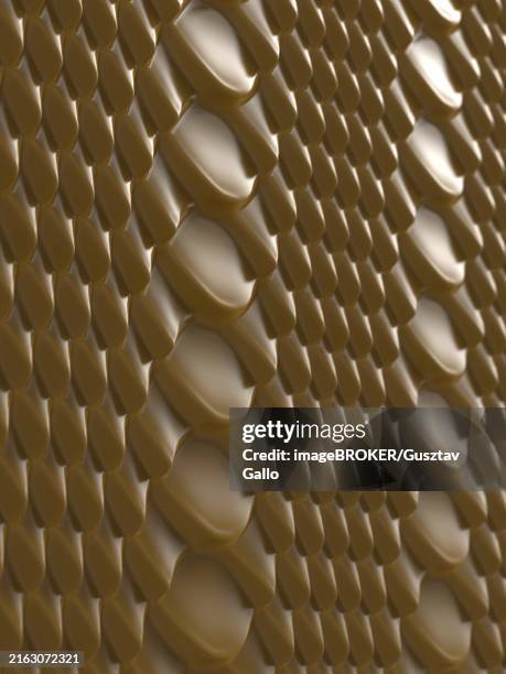 brown 3d effect glossy leather textured background pattern - leather texture stock illustrations