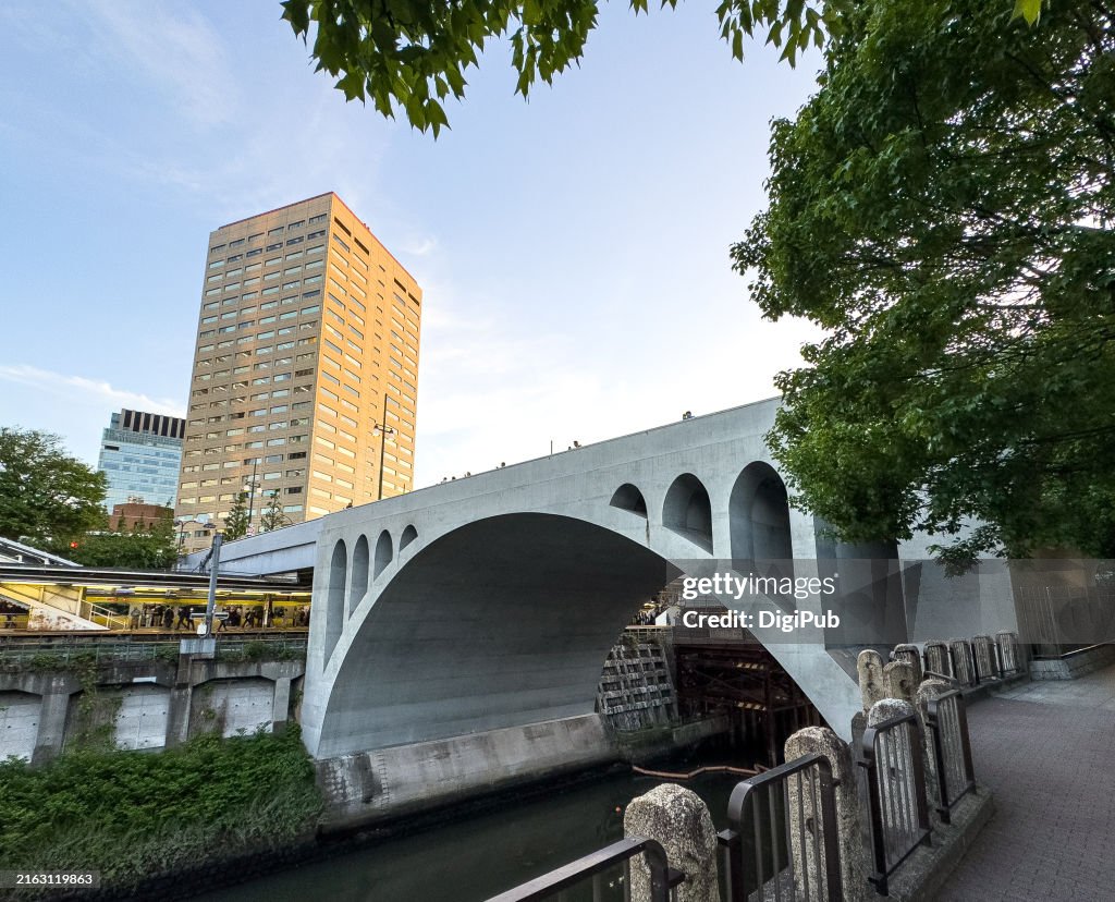 Hijiri Bridge Spanning the Kanda River