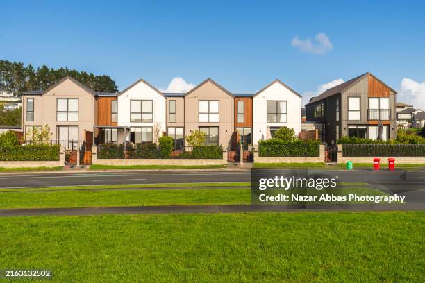 established neighborhood blocks. - residential street stock pictures, royalty-free photos & images