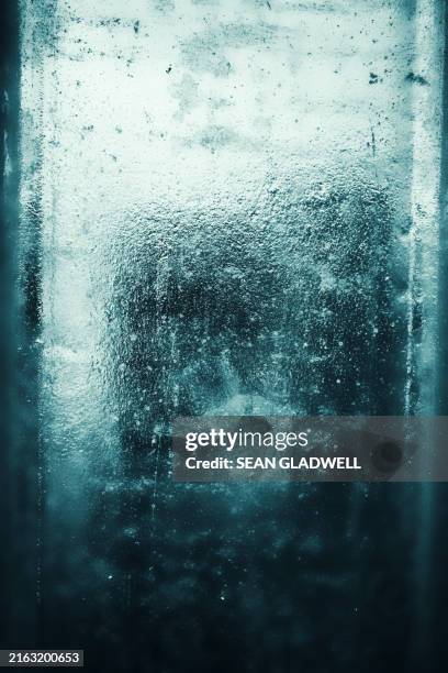 ice texture - ice crystal stock pictures, royalty-free photos & images