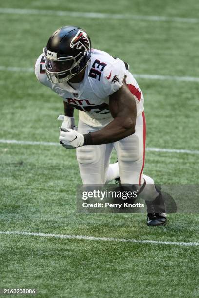 Atlanta ga allen bailey of the atlanta falcons makes a move on the field during the second Atlanta ga allen bailey of the atlanta falcons makes a move on the field during the second