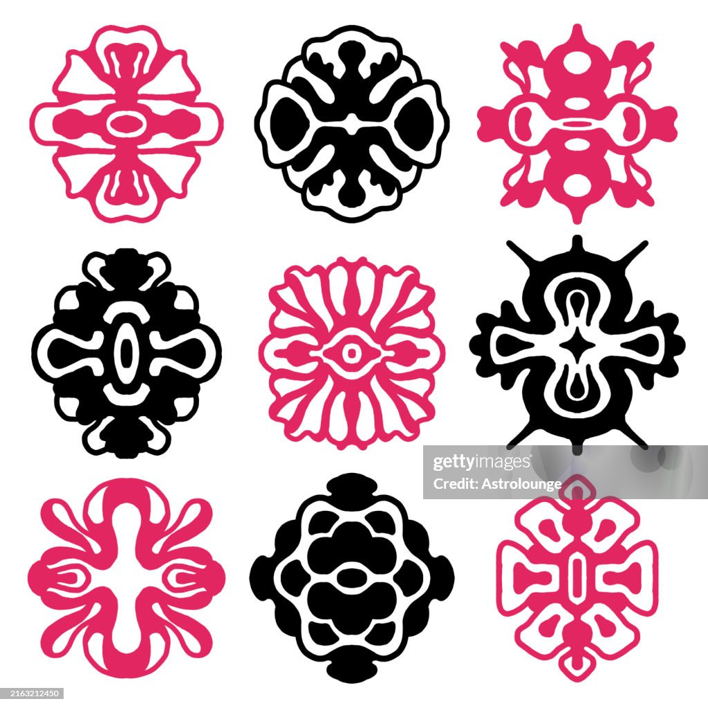 Set Of Abstract Hand Drawn Samples High-Res Vector Graphic - Getty Images