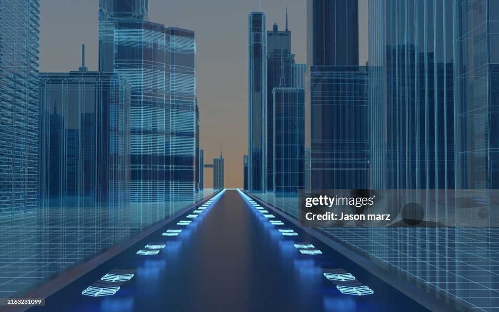 A three-dimensional high-speed train