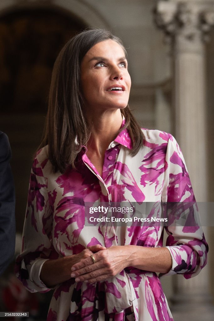 Queen Letizia Presides Over The Annual Meeting Of The Directors Of The Instituto Cervantes
.