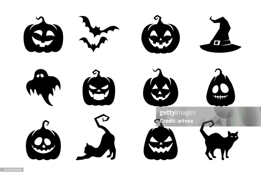 Collection of Happy Halloween Icons
