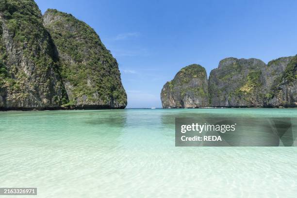 Beach of Maya Bay, Phi Phi Lay Islands, Thailand. Southeast Asia. Asia.