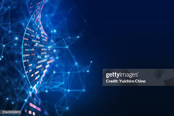 genome analysis dna molecular structure and network - antibody structure stock pictures, royalty-free photos & images