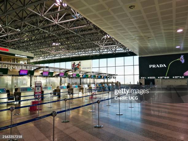 Italy, Milan, Malpensa airport.