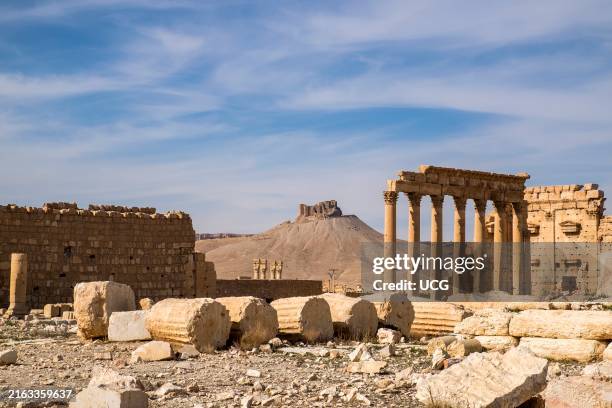 Syria, Palmyra, Ancient Ruins.