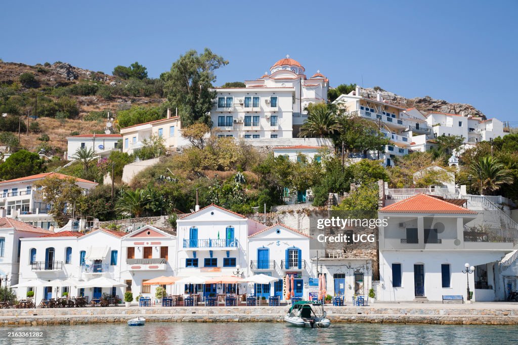 Port. Evdilos. Ikaria island. Aegean Sea. Greece. Europe