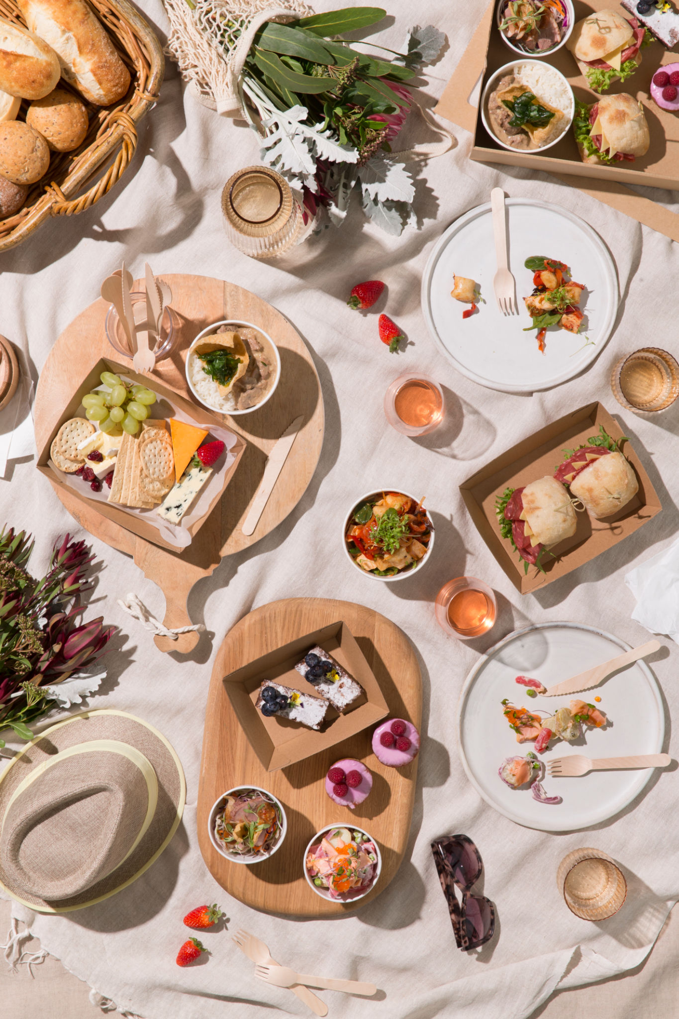 gourmet picnic food