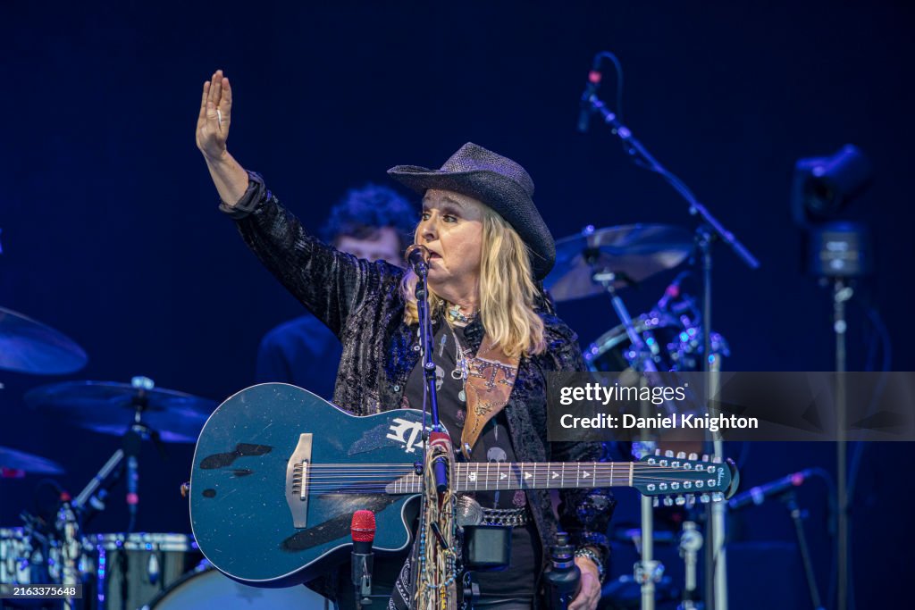 Foreigner Rady Shell Melissa Etheridge performs on stage at The Rady Shell at Jacobs Park ...