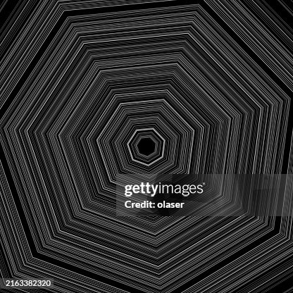Heptagons multiple concentric pattern Heptagons multiple concentric pattern