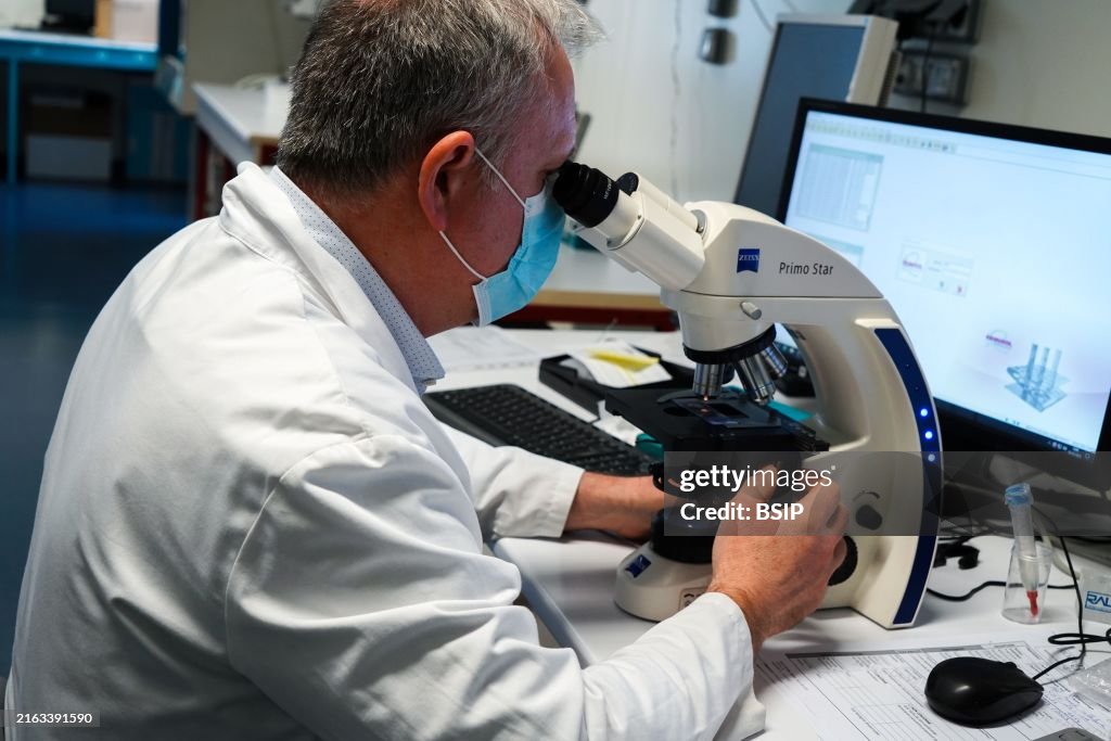 Technical platform of an analysis laboratory