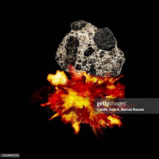 Exploding Sphere Rock 609 Space Rock Explosion Stock Photos, High-Res Pictures, and Images ...