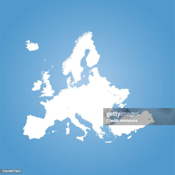 europe map - iberian peninsula stock illustrations